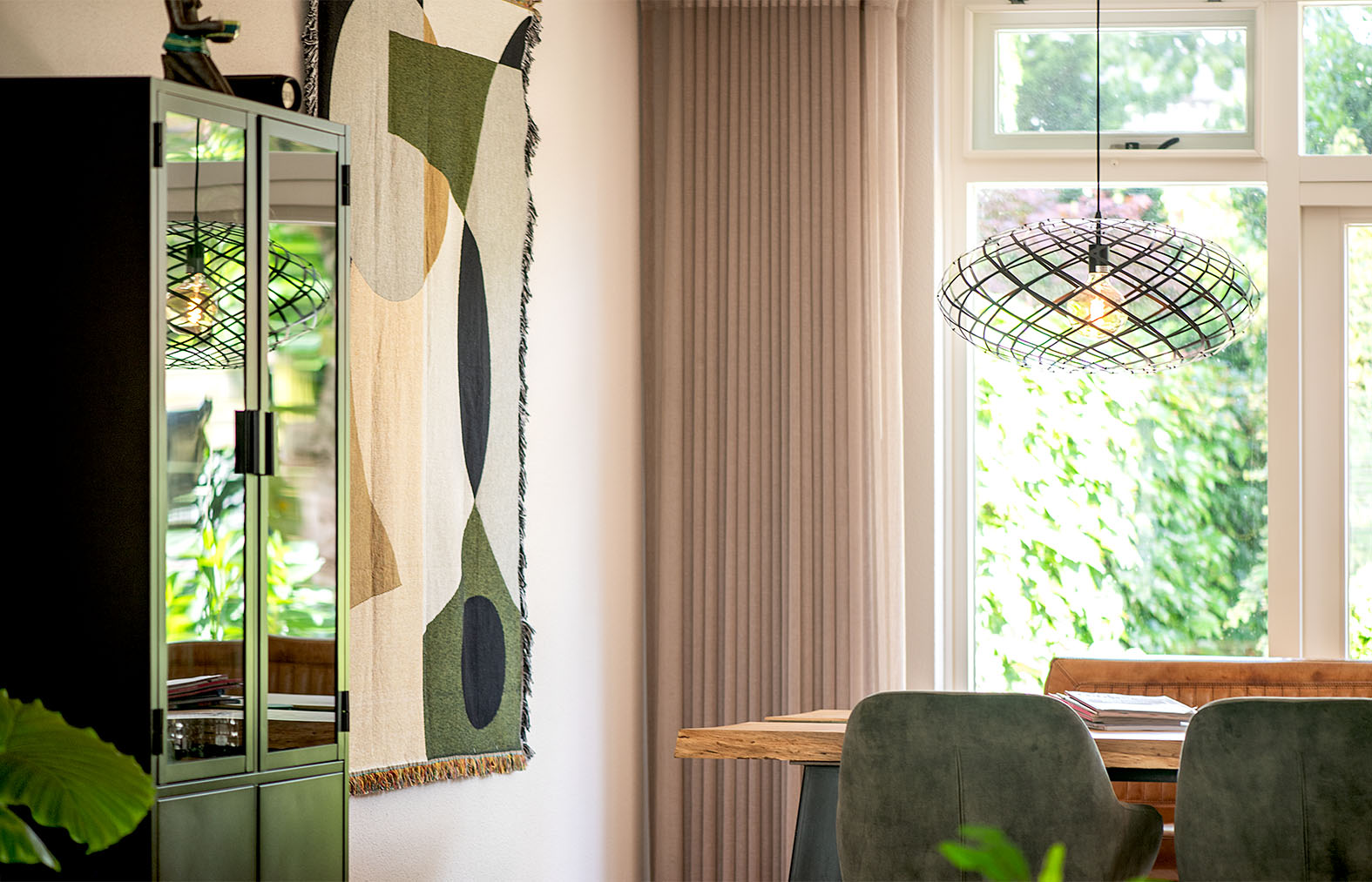 Eettafel wandkleed interieurstylist Drunen Eettafel wandkleed interieurstylist Drunen